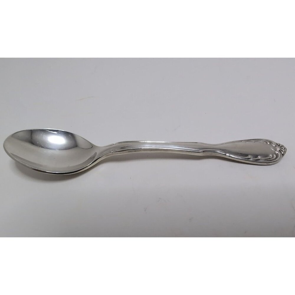 Vintage Noritake Silver Serenade Silverplate Demitasse Spoon 4 3/8"
